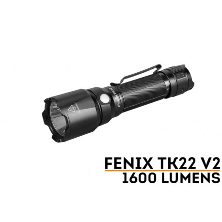 Linterna Fénix TK22 V2.0 1600 Lúmenes y 405 mts (no incluye batería)