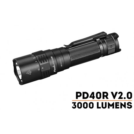Fenix PD40R-V2.0 3000 Lumens. (Incluye batería 21700 de 5000 mAh)