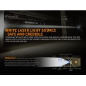 Linterna laser Fenix TK30R 1200 mts distancia del haz