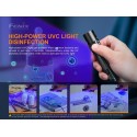 Linterna Fénix LD32 UVC con rayos ultravioleta para desinfección Covid y 1200 lúmenes con batería