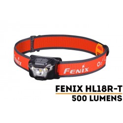 Frontal HL18R-T 500 lumenes para Trailrunning (incluye batería recargable) funciona también con 3xAAA