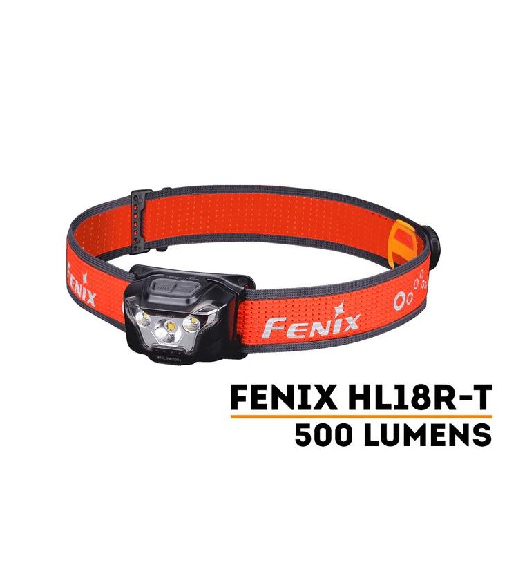 Frontal HL18R-T 500 lumenes para Trailrunning (incluye batería recargable)  funciona también con 3xAAA