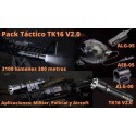 Pack Táctico TK16 V2.0 + pulsador remoto + soporte pulsador a arma + sujeción linterna a arma