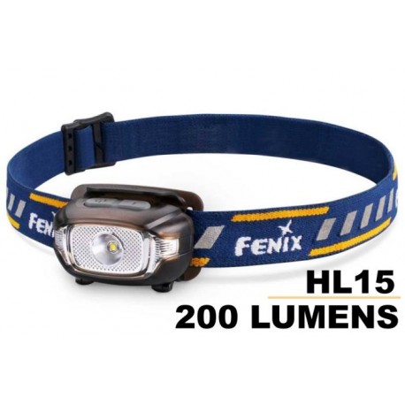 Frontal Fénix HL15 200 lúmenes (2 X AAA)