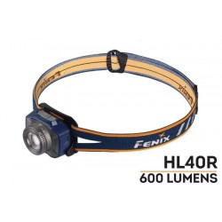 Frontal Fénix HL40R con zoom 600 lúmenes y batería recargable