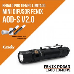 Linterna Fénix PD36R (1600 lúmenes) Batería 21700 incluida.