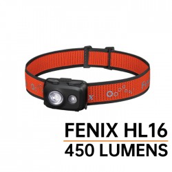 Nuevo frontal ligero Fenix HL16 450 Lúmenes (utiliza 3 x AAA)