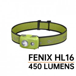 Nuevo frontal ligero Fenix HL16 (Verde) - 450 Lúmenes (utiliza 3 x AAA)