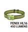 Nuevo frontal ligero Fenix HL16 (Verde) - 450 Lúmenes (utiliza 3 x AAA)