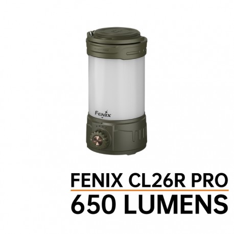 Linterna Fenix CL26R Pro (Verde Oliva) - 650 lúmenes