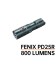 Linterna Fenix PD25R (Color verde) - 800 lúmenes (Recargable)