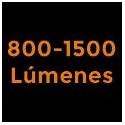 800 a 1500 Lúmenes